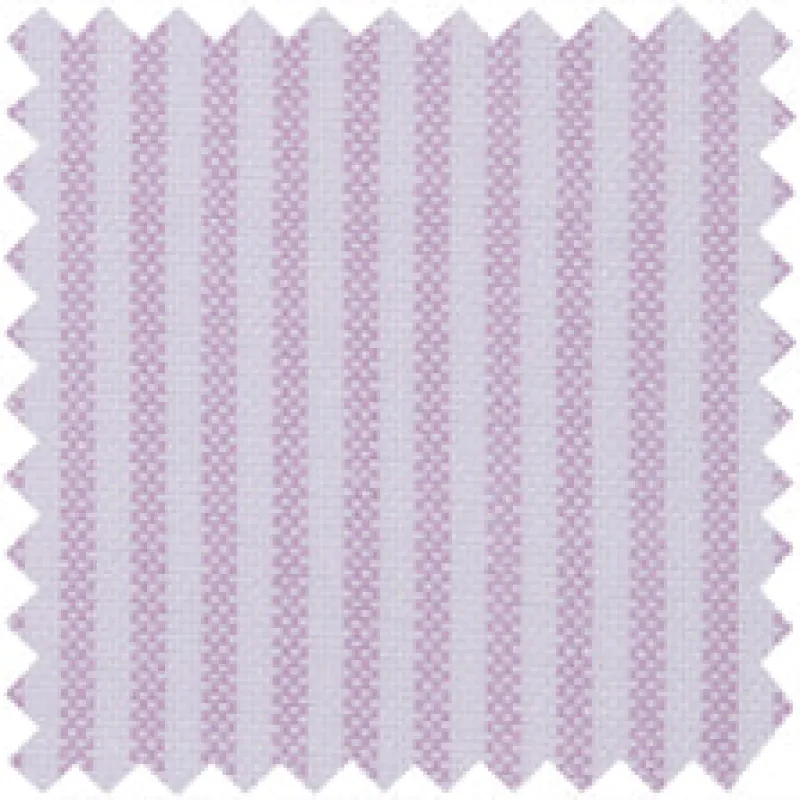 Made-to-Measure Shirt in Pink University Stripe Oxford sold by Mashburn