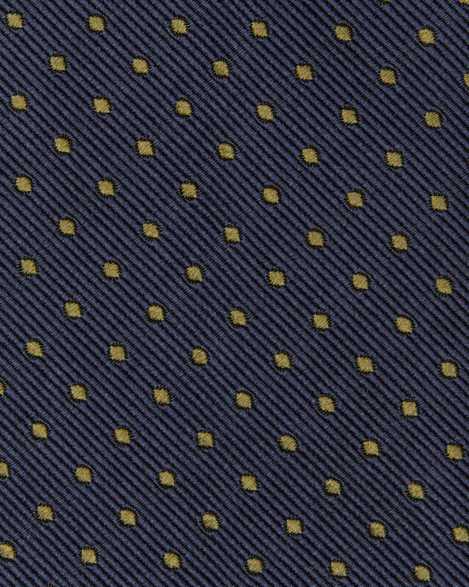 Silk Woven Tie in Navy/Moss Dot sold by Mashburn product image thumbnail 2