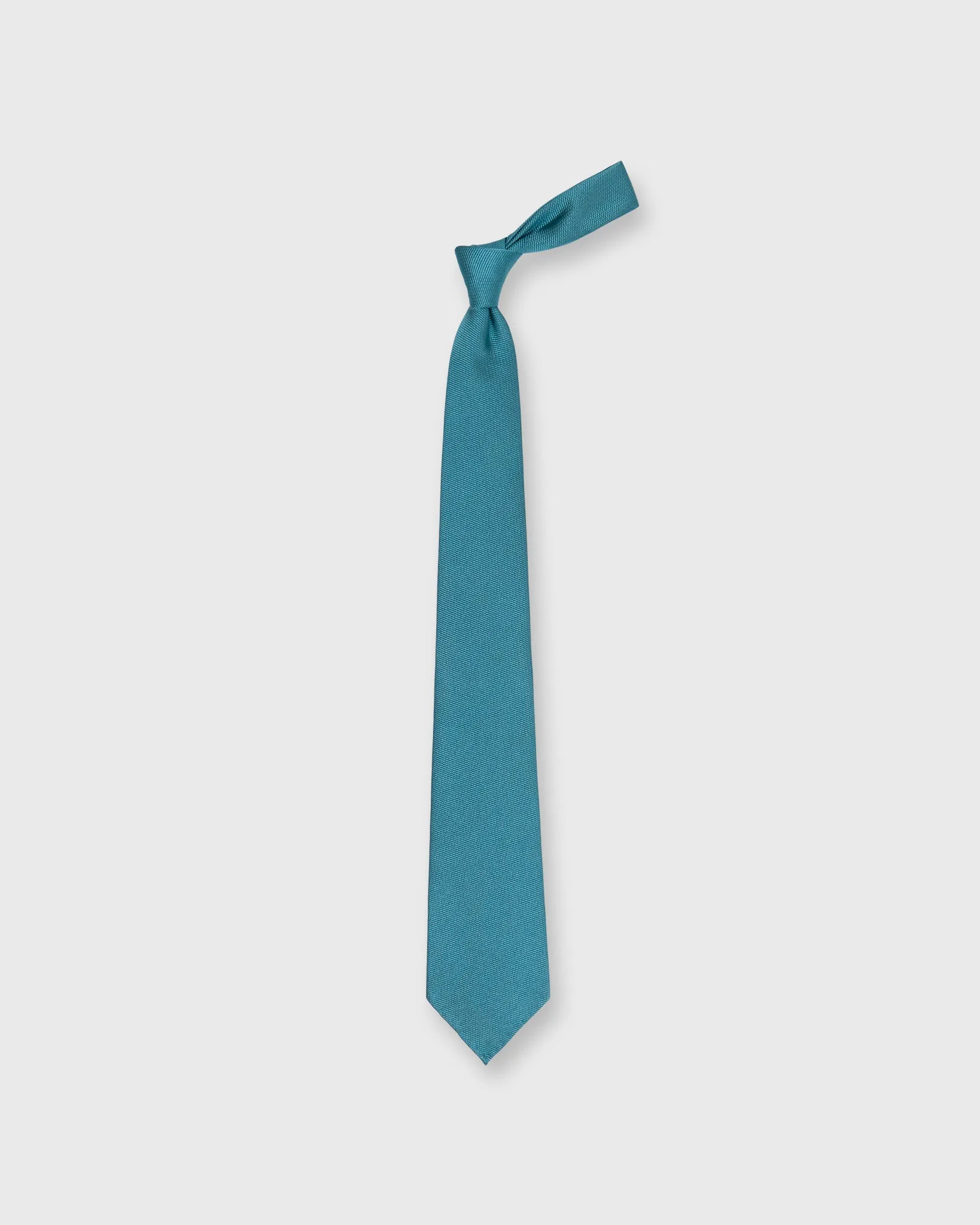 Silk Woven Tie in Aegean sold by Mashburn product image thumbnail 3