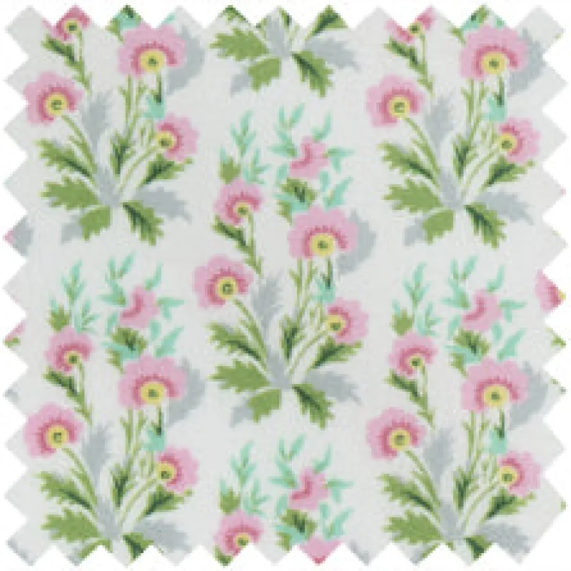 Made-to-Order Pleated Wrap Skirt in Green/Pink Viola Hall Liberty Fabric made by Mashburn