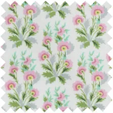 Made-to-Order Pleated Wrap Skirt in Green/Pink Viola Hall Liberty Fabric sold by Mashburn