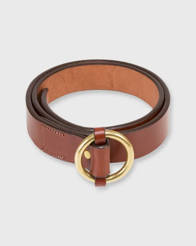 1.25" O-Ring Belt in Oak Bridle sold by Mashburn