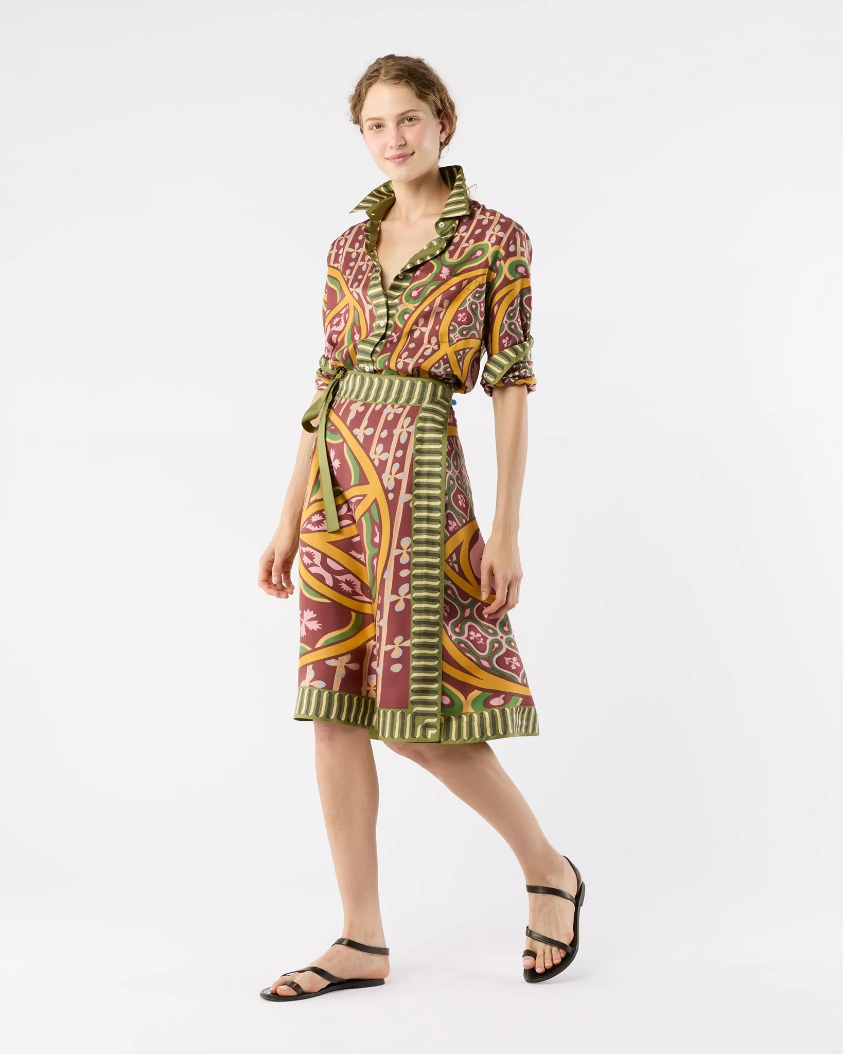 Boy Shirt in Eclipse Silk Twill sold by Mashburn product image thumbnail 5