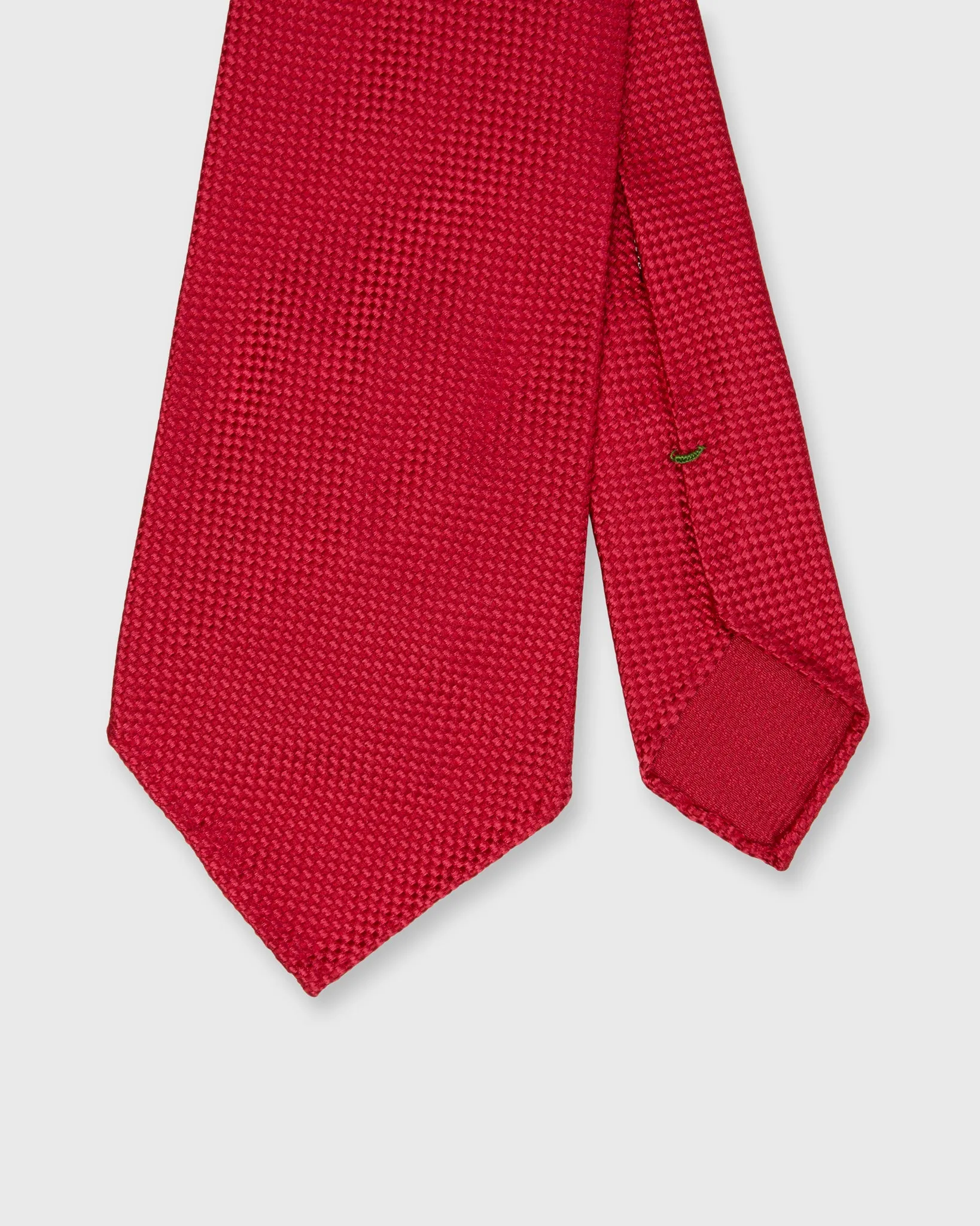 Silk Jacquard Tie in Cherry sold by Mashburn