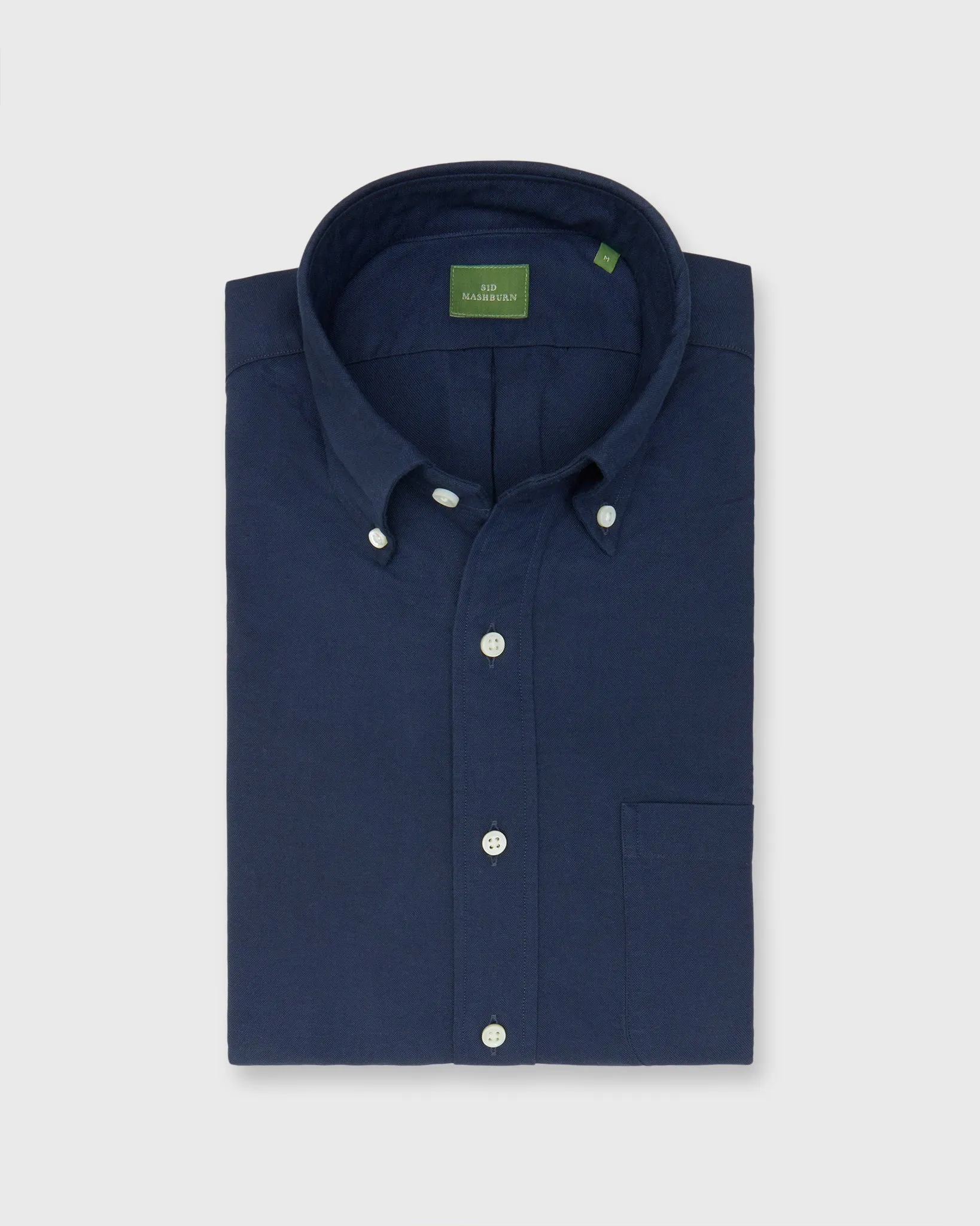 Button-Down Sport Shirt in Navy Oxford sold by Mashburn