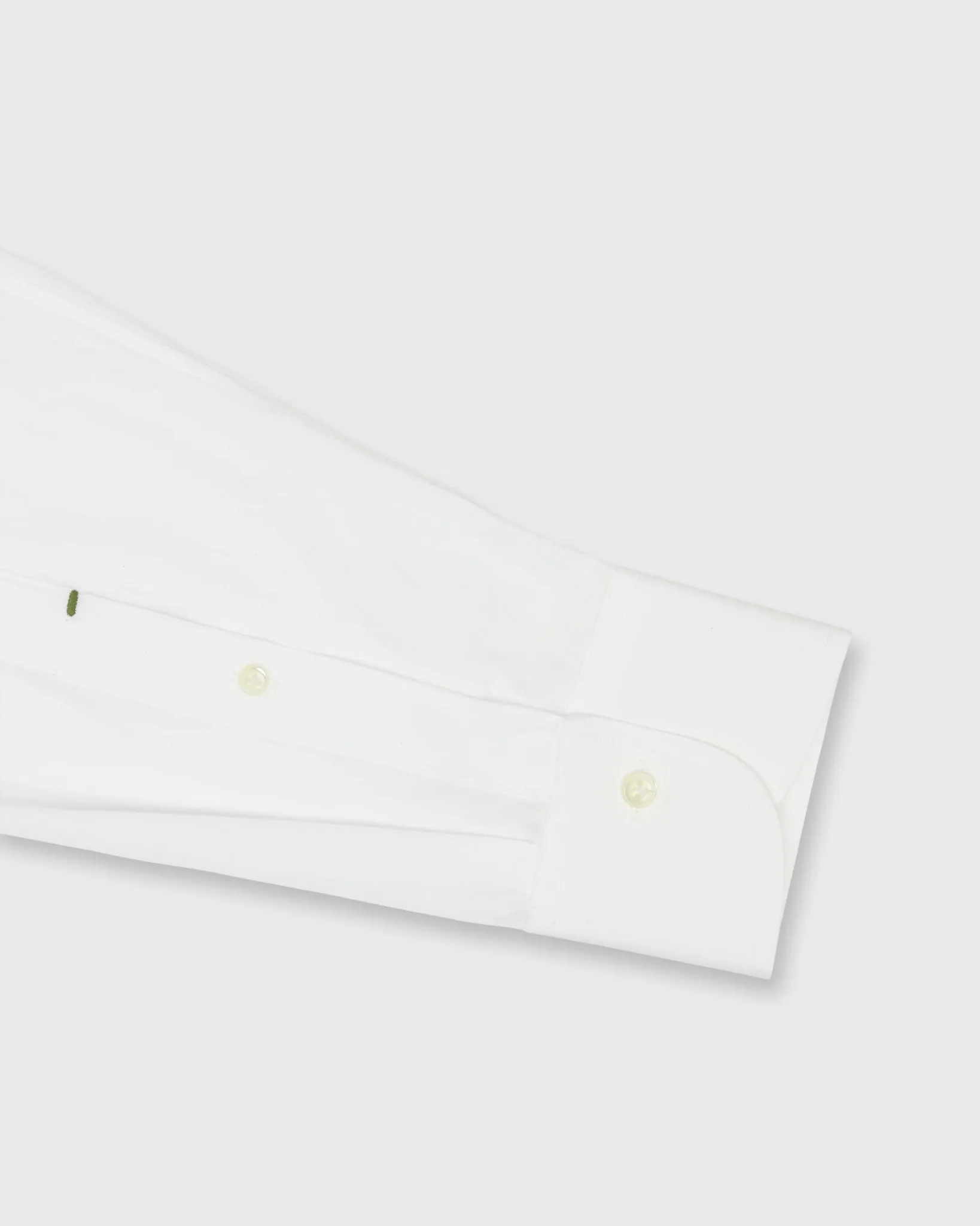 Otto Handmade Dress Shirt in White Sea Island Poplin sold by Mashburn product image thumbnail 5