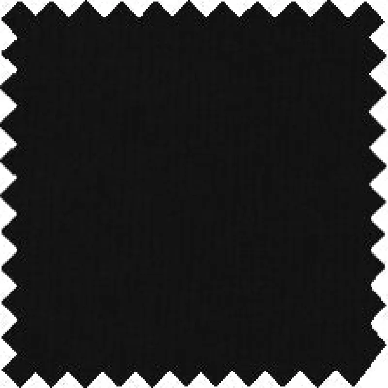 Made-to-Order Pleated Wrap Skirt in Black Poplin sold by Mashburn