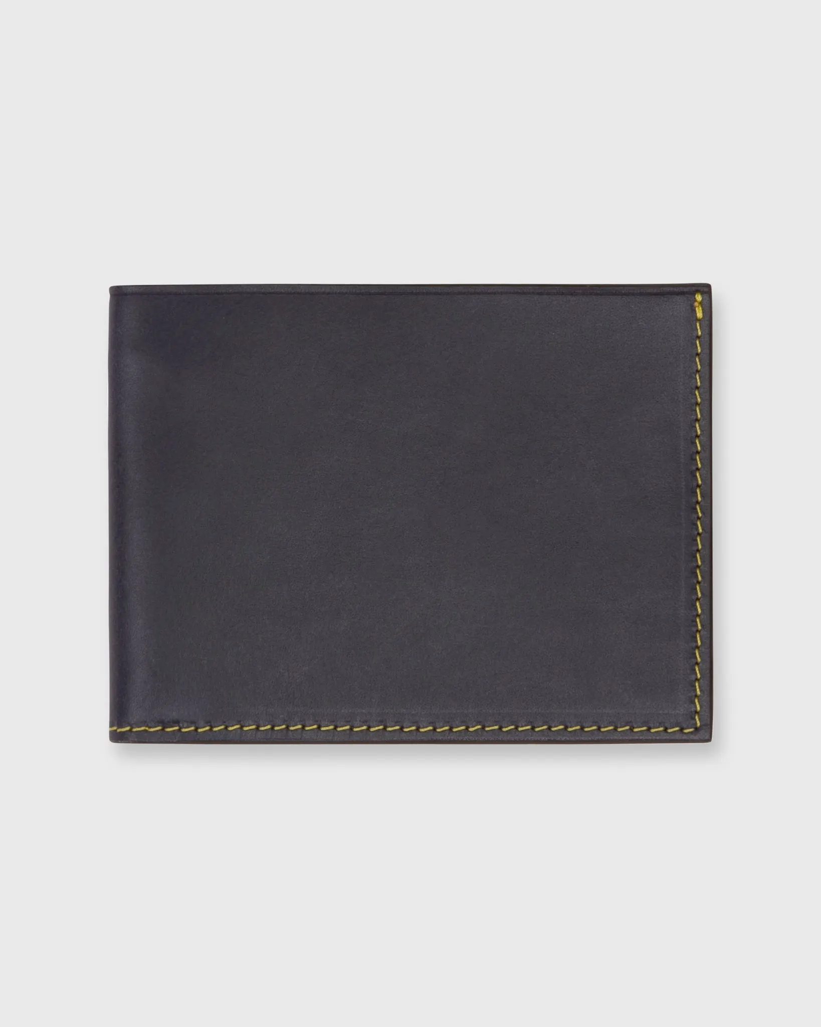 Bi-Fold Wallet in Navy Leather sold by Mashburn