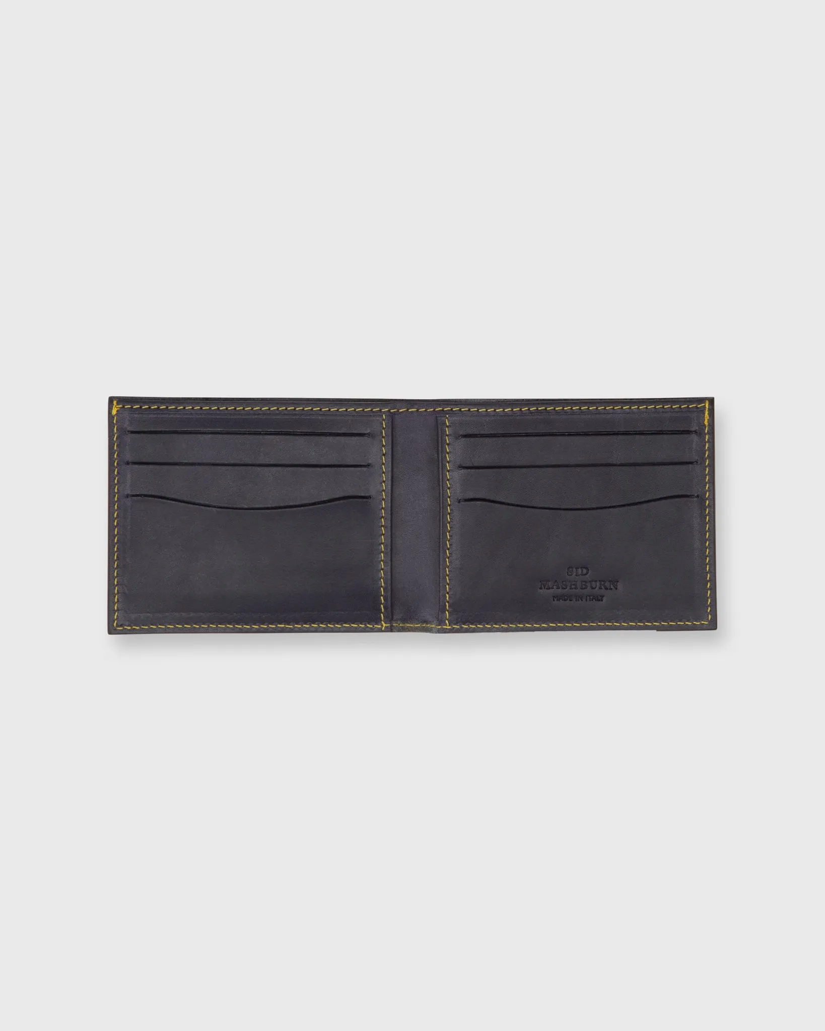 Bi-Fold Wallet in Navy Leather sold by Mashburn product image thumbnail 2