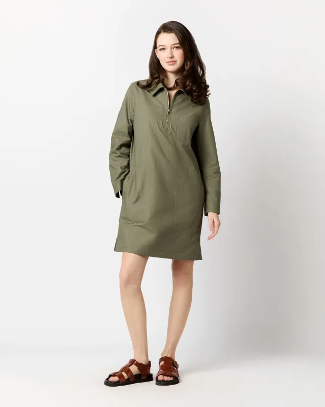 Lauren Dress in Khaki made by A.P.C.