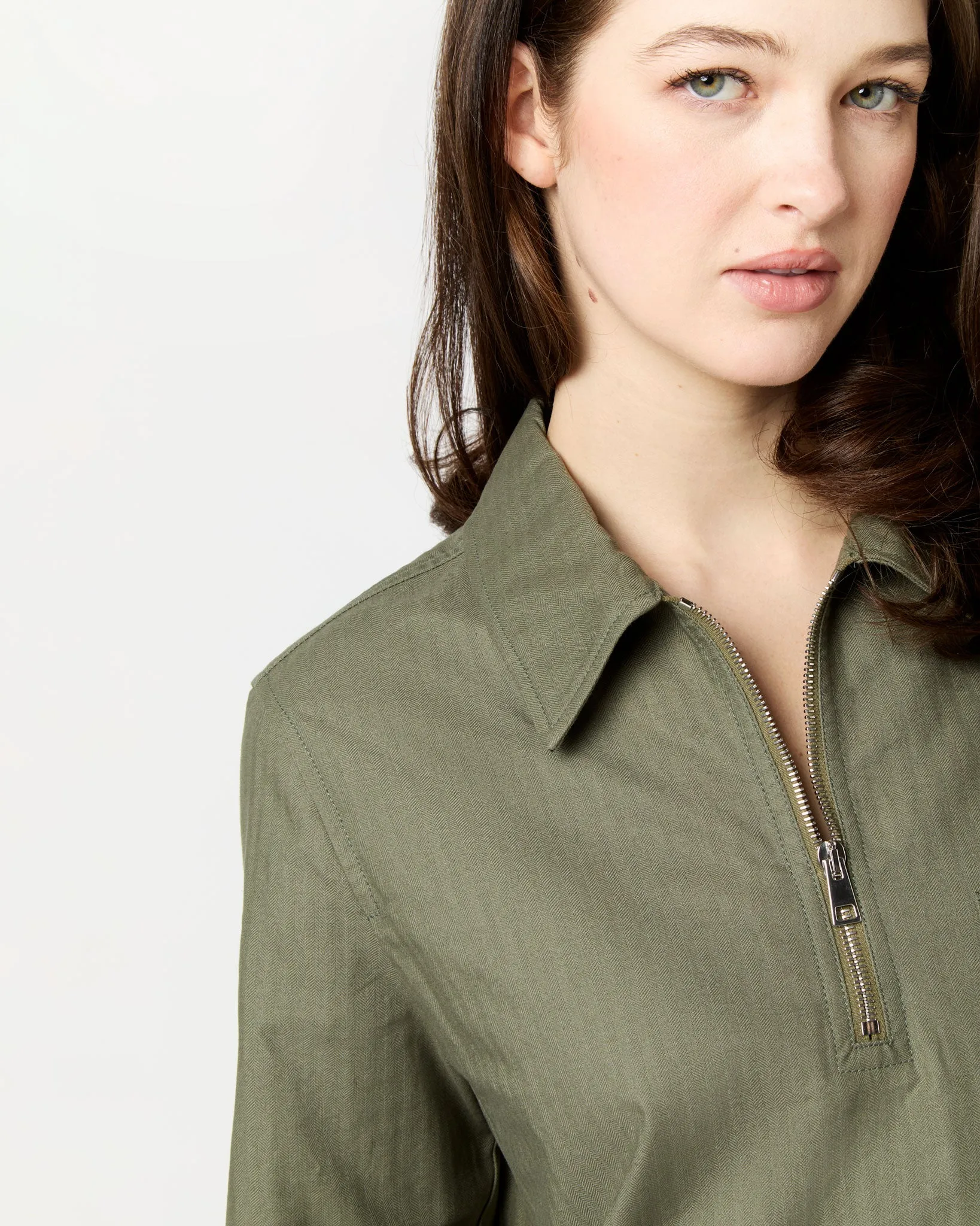 Lauren Dress in Khaki sold by Mashburn product image thumbnail 2