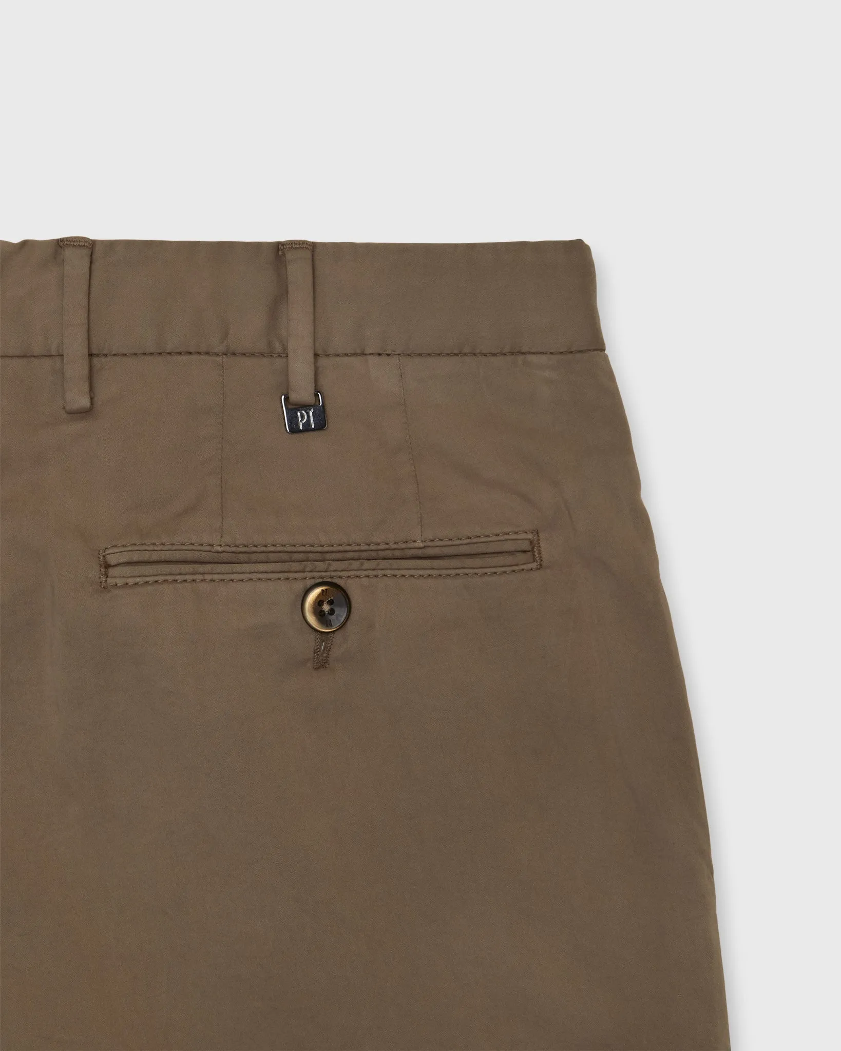 Sport Trouser in Pecan Garment Dyed Stretch Silkochino sold by Mashburn product image thumbnail 3