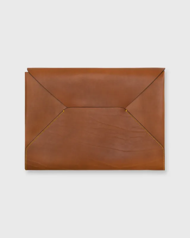 Laptop Case in Tan Leather sold by Mashburn