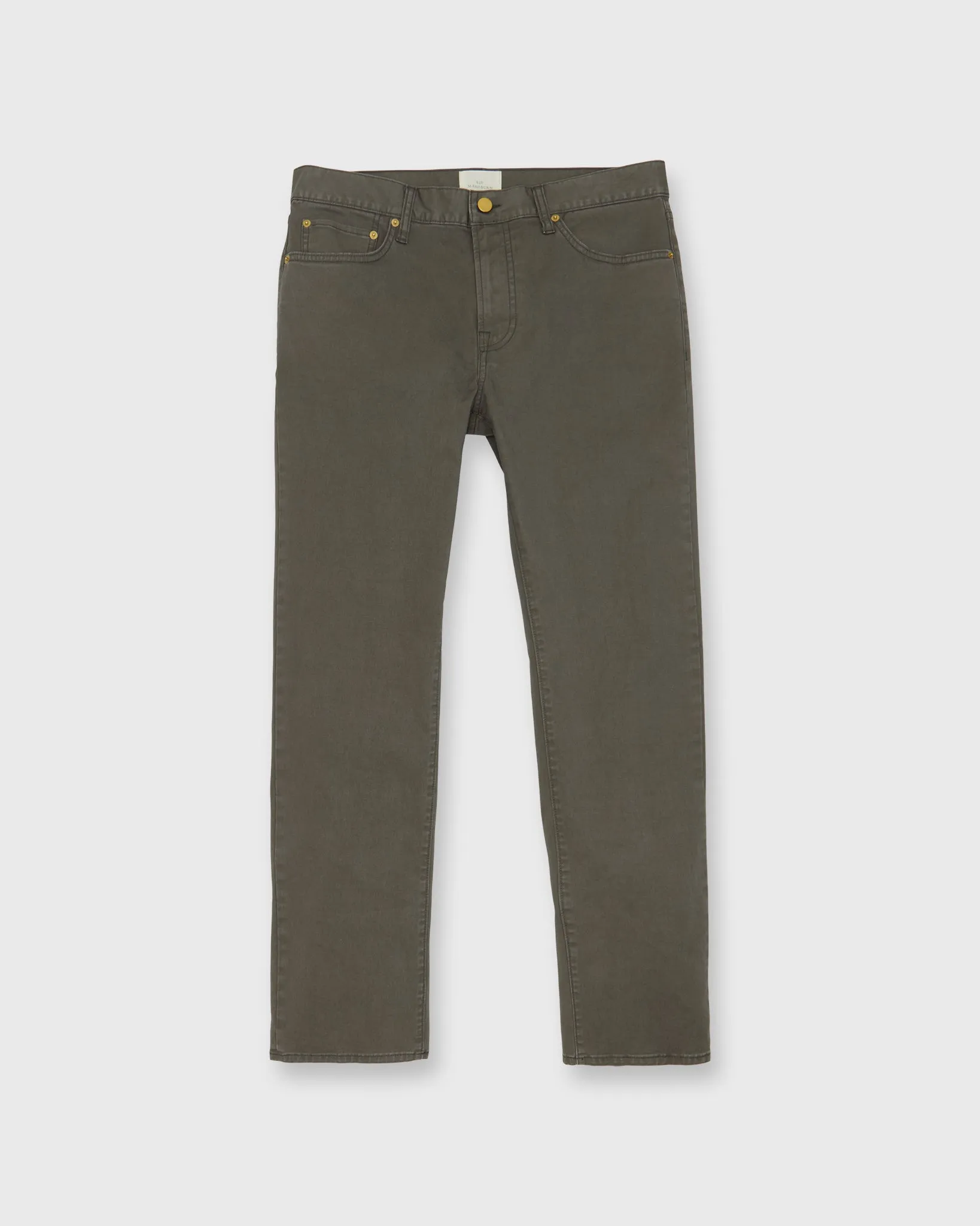 Slim Straight 5-Pocket Pant in Smoke Twill sold by Mashburn product image thumbnail 2