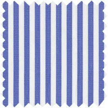 Made-to-Order Anaya Popover Dress in Blue Bengal Stripe Poplin sold by Mashburn