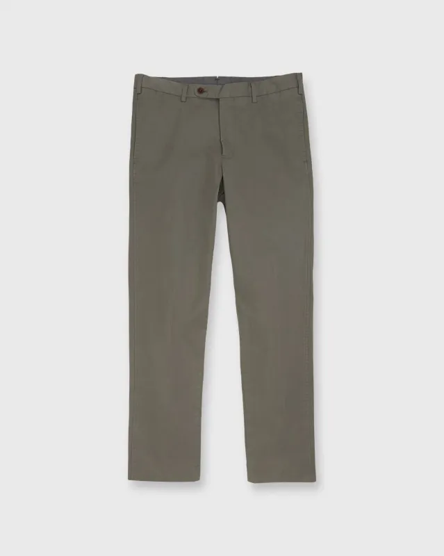 Garment-Dyed Sport Trouser in Smoke AP Twill sold by Mashburn