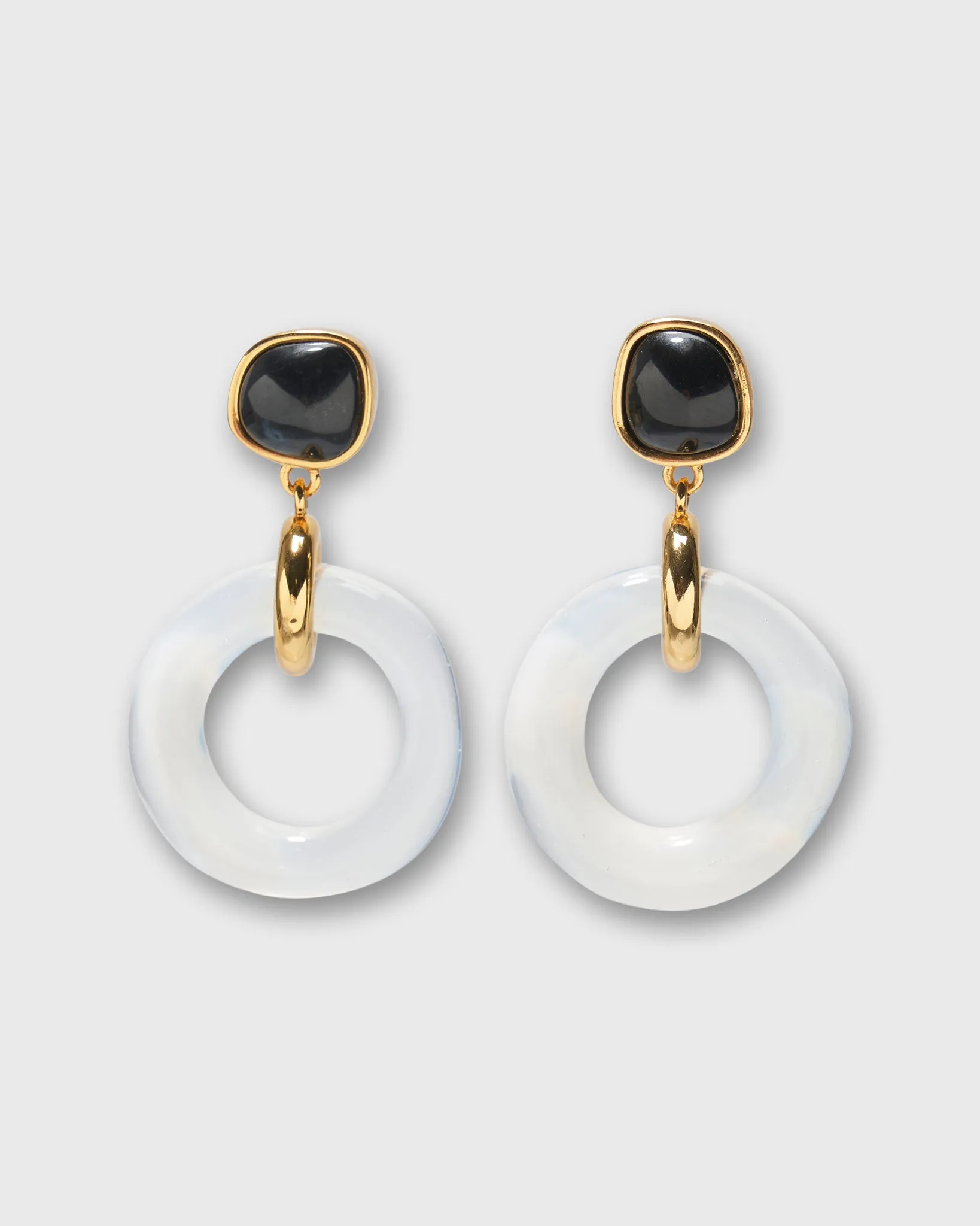 Maderia Glass Earrings in Mist sold by Mashburn product image thumbnail 2