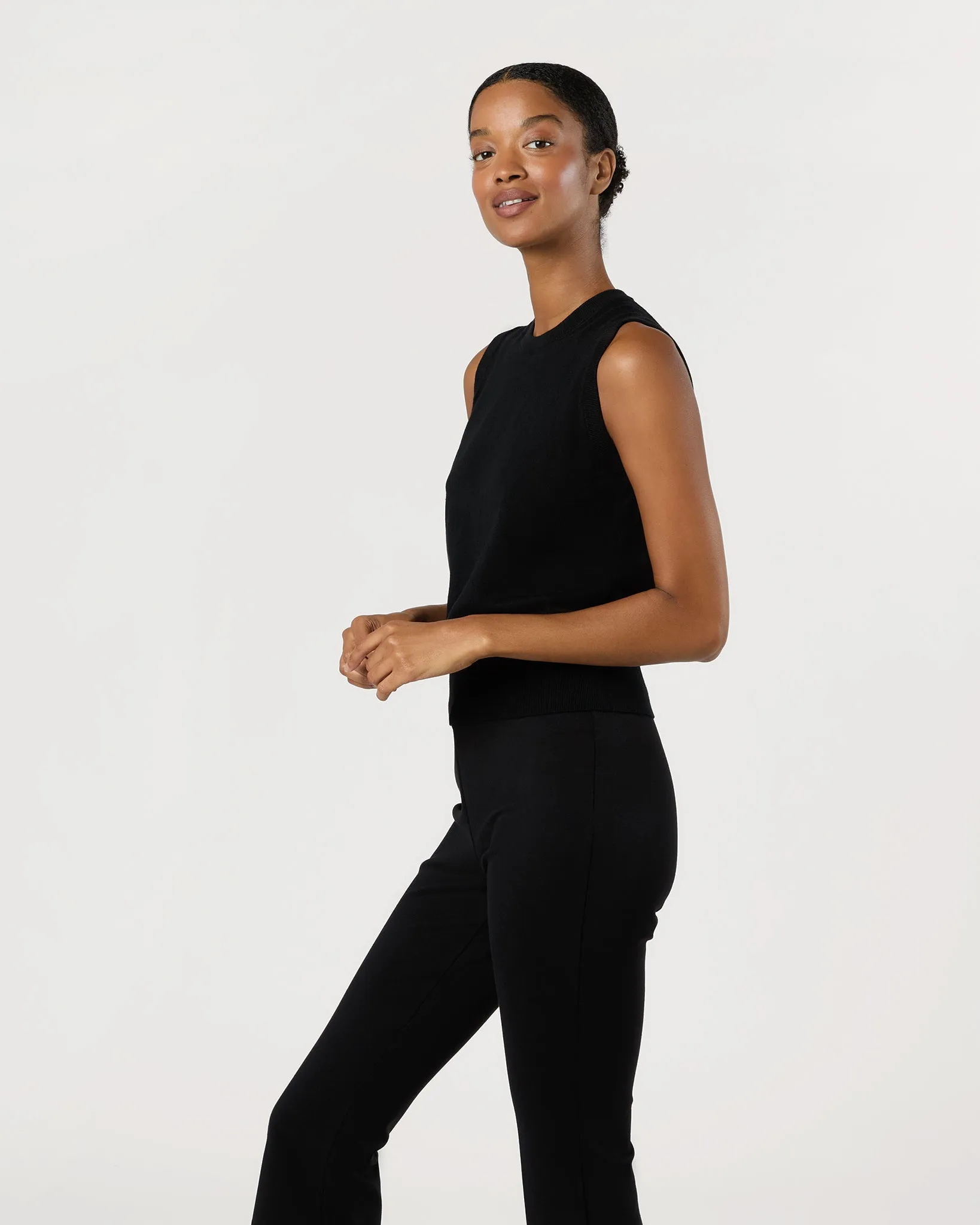 Rosie Shell in Black Cotton/Silk sold by Mashburn product image thumbnail 4