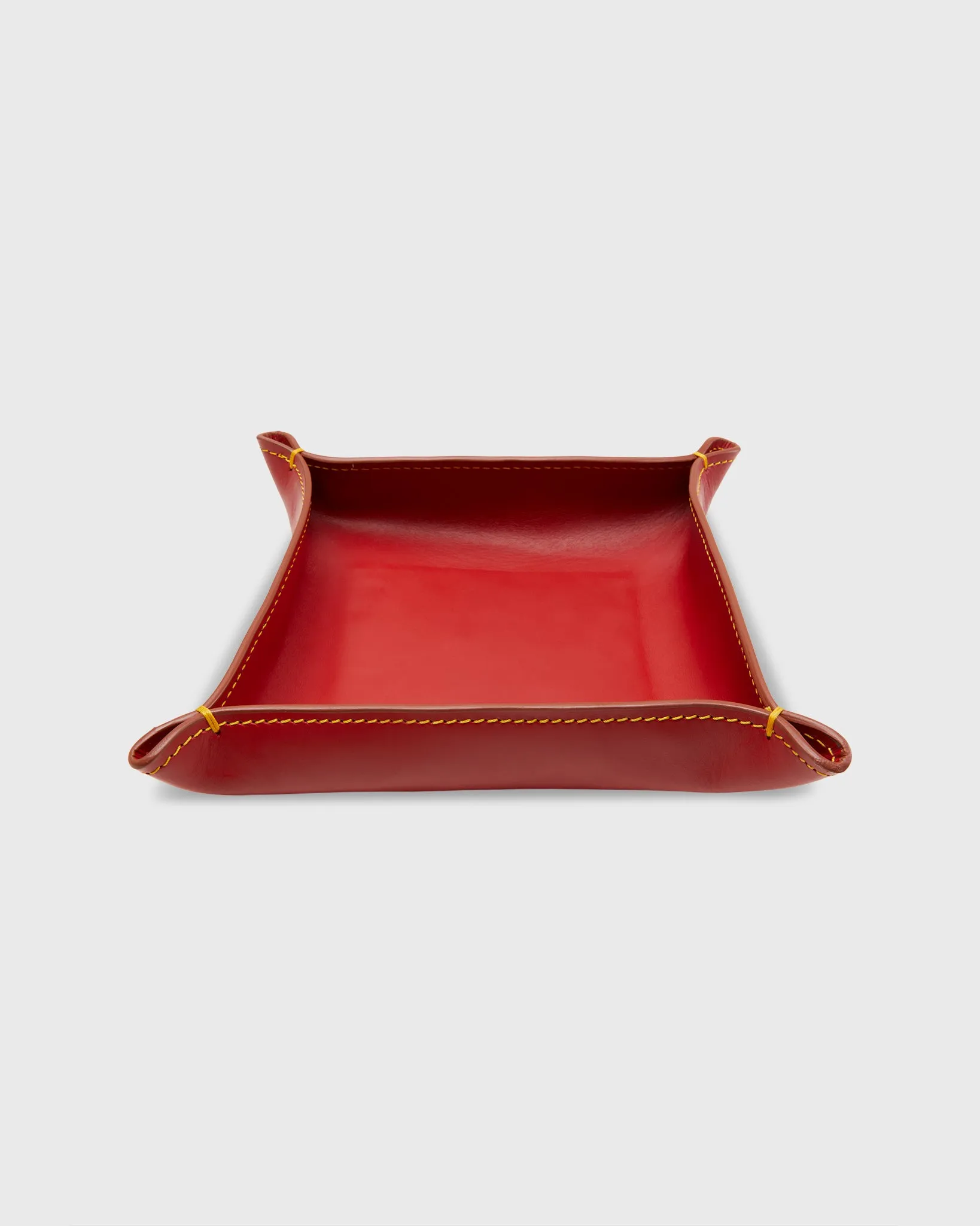 Medium Tray in Red Leather sold by Mashburn product image thumbnail 3