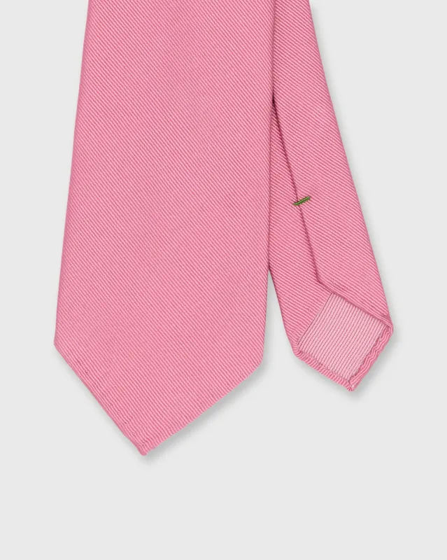 Silk Woven Tie in Pink Twill sold by Mashburn