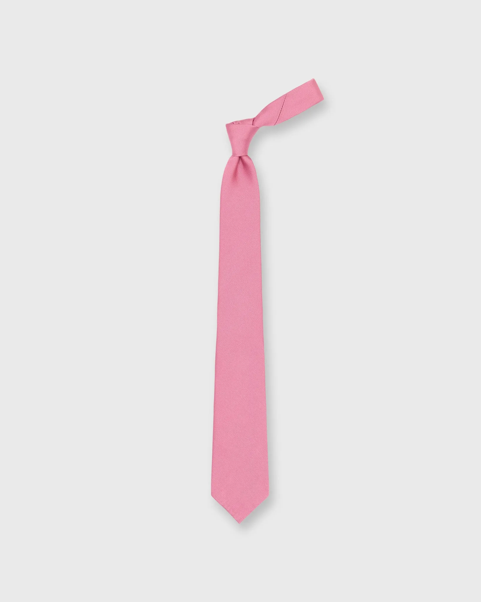 Silk Woven Tie in Pink Twill sold by Mashburn product image thumbnail 3