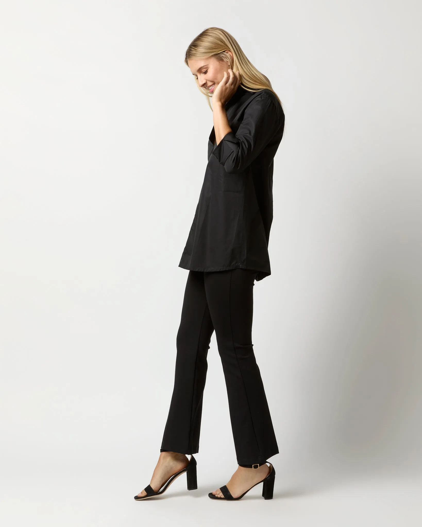 Designer Tunic in Black Poplin sold by Mashburn product image thumbnail 4