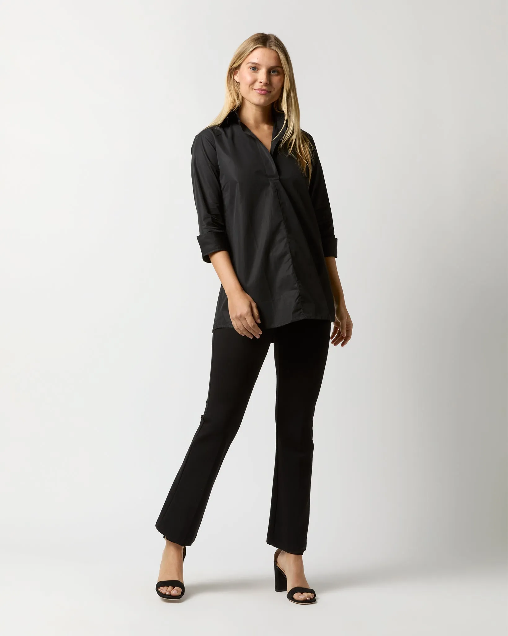 Designer Tunic in Black Poplin sold by Mashburn product image thumbnail 3