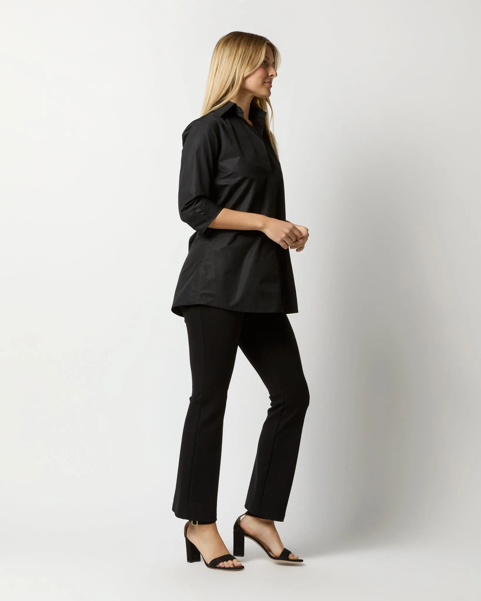 Designer Tunic in Black Poplin sold by Mashburn product image thumbnail 5