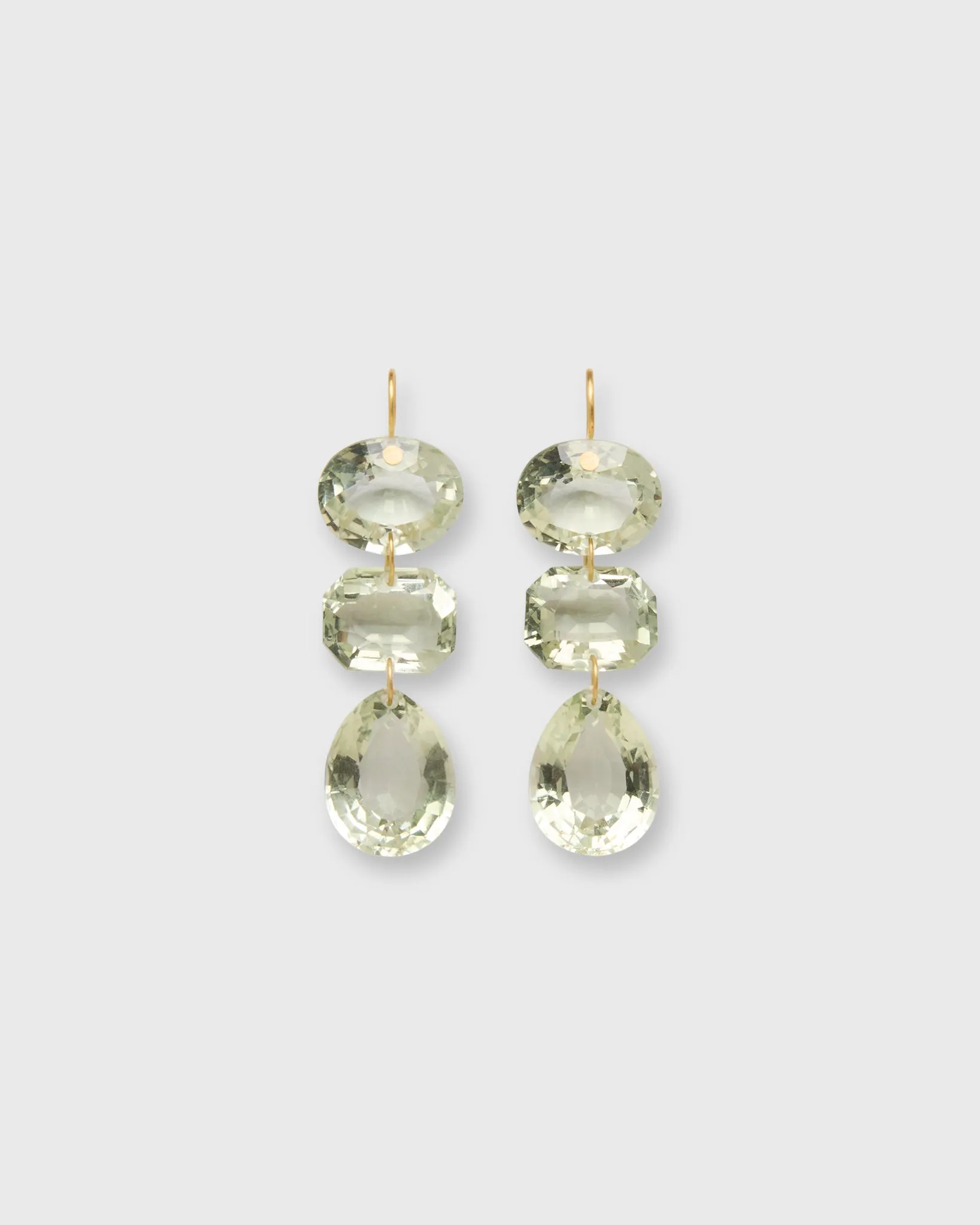 Favorite Earrings in Green Quartz sold by Mashburn