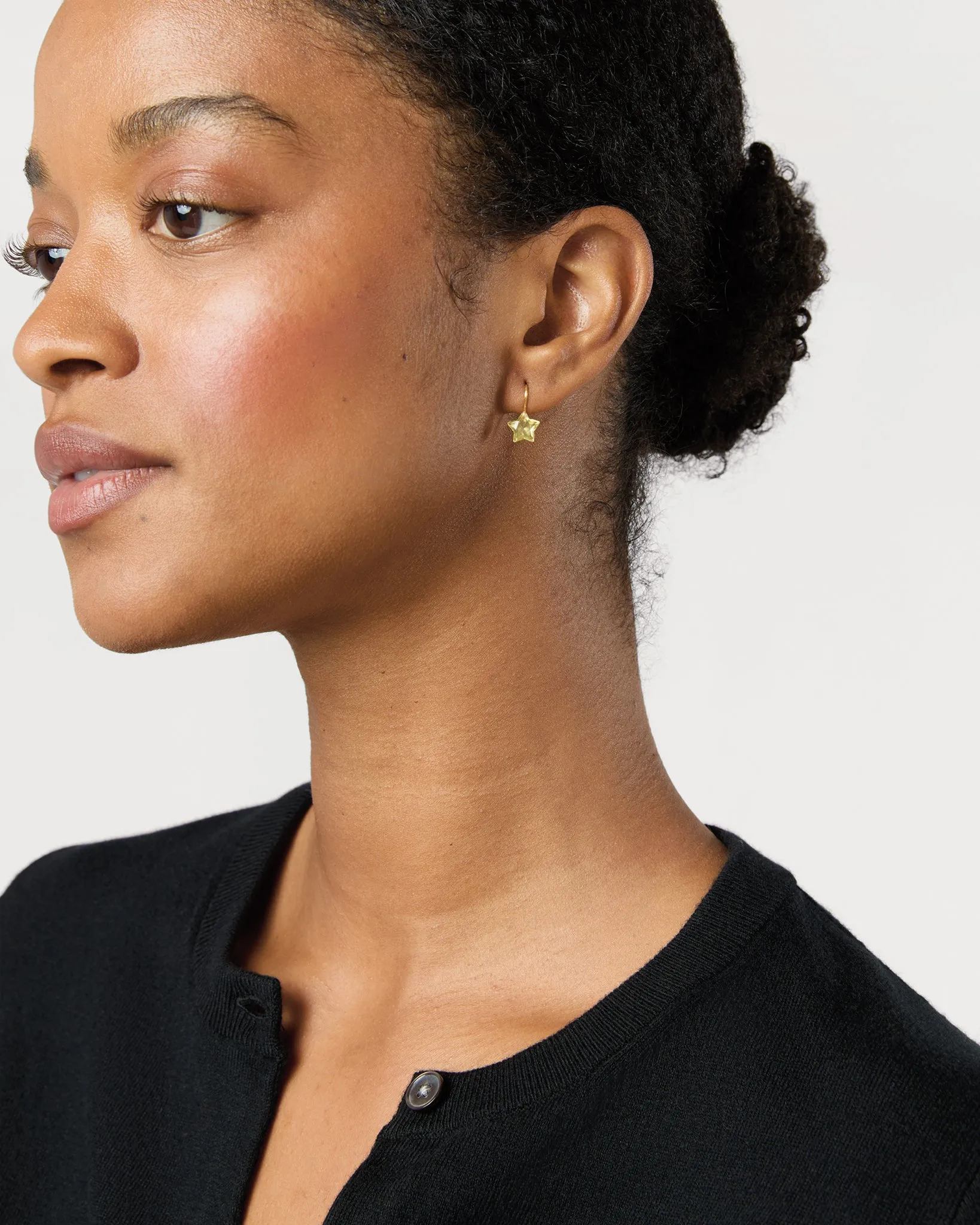 Small Wonder Earrings in Lemon Quartz sold by Mashburn product image thumbnail 2