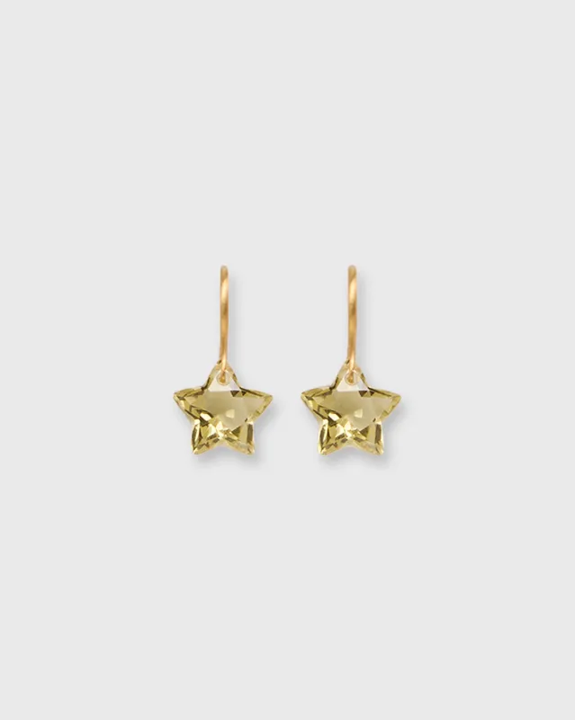 Small Wonder Earrings in Lemon Quartz sold by Mashburn