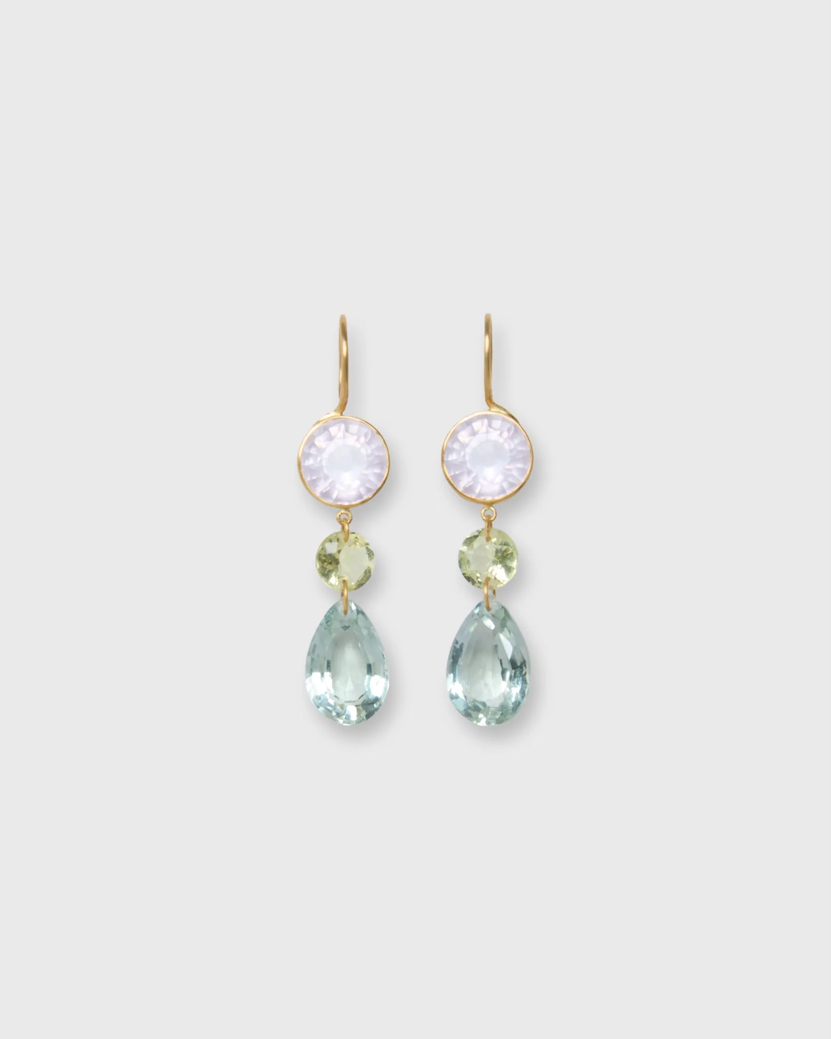 Elizabeth T. Earrings in Multicolored Pastel sold by Mashburn