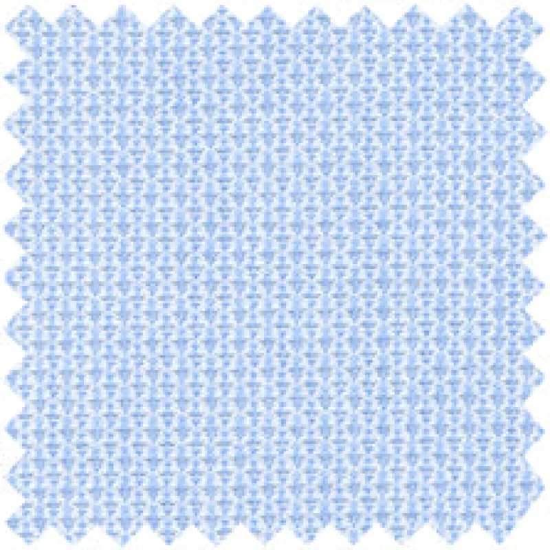 Made-to-Order Mandarin Tunic in Light Blue Cellulare sold by Mashburn