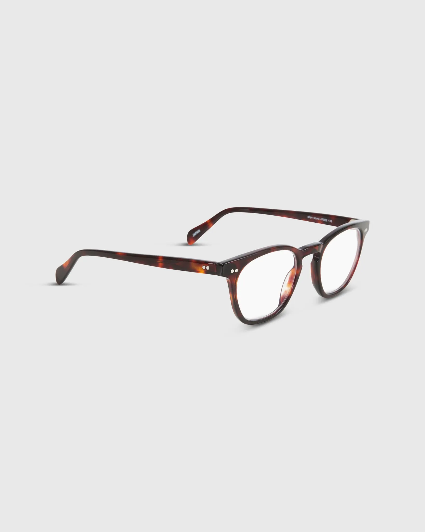 Legend Eyeglasses in Demi-Amber Tortoise sold by Mashburn product image thumbnail 2