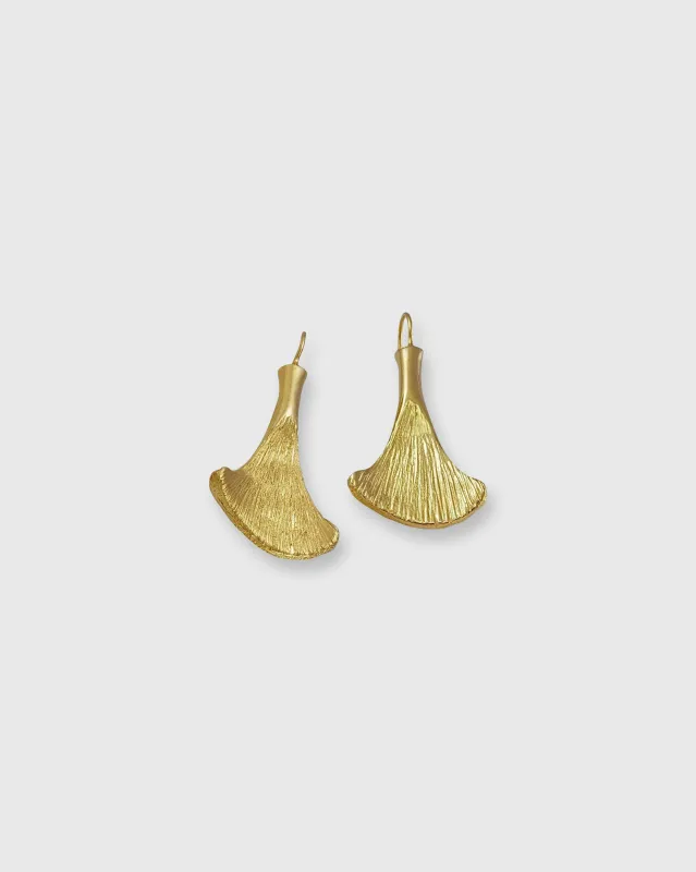 Armadillo Scapula Earrings in Vermeil sold by Mashburn