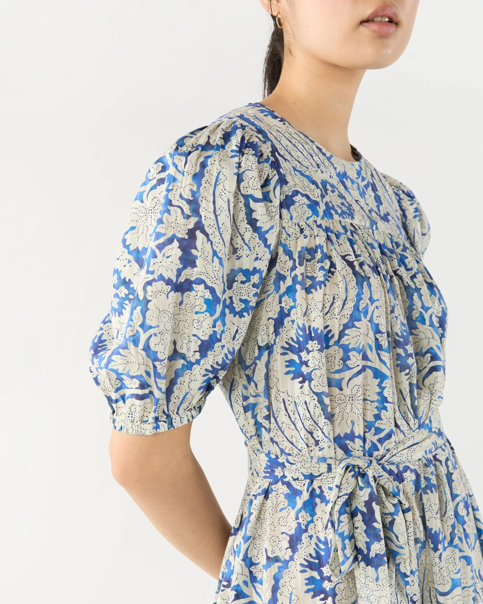 Rosalie Short Sleeve Mini Dress in Ciel sold by Mashburn product image thumbnail 2