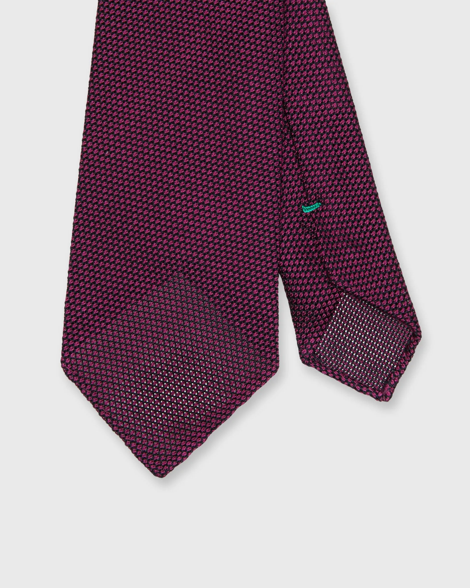 Silk Fino Grenadine Tie in Berry/Navy sold by Mashburn