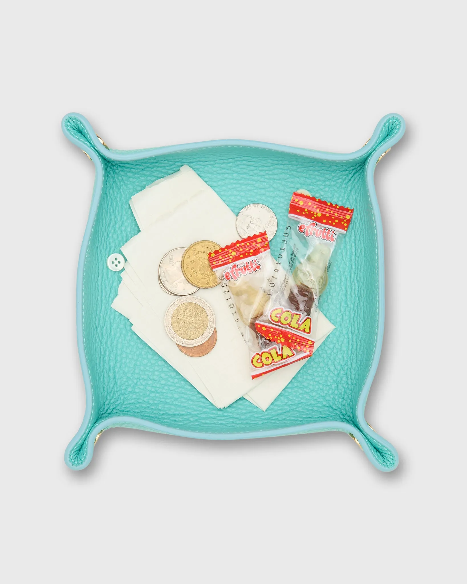 Medium Square Tray in Beetle Leather sold by Mashburn product image thumbnail 2