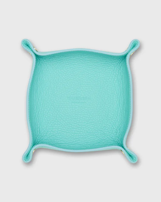 Medium Square Tray in Beetle Leather sold by Mashburn