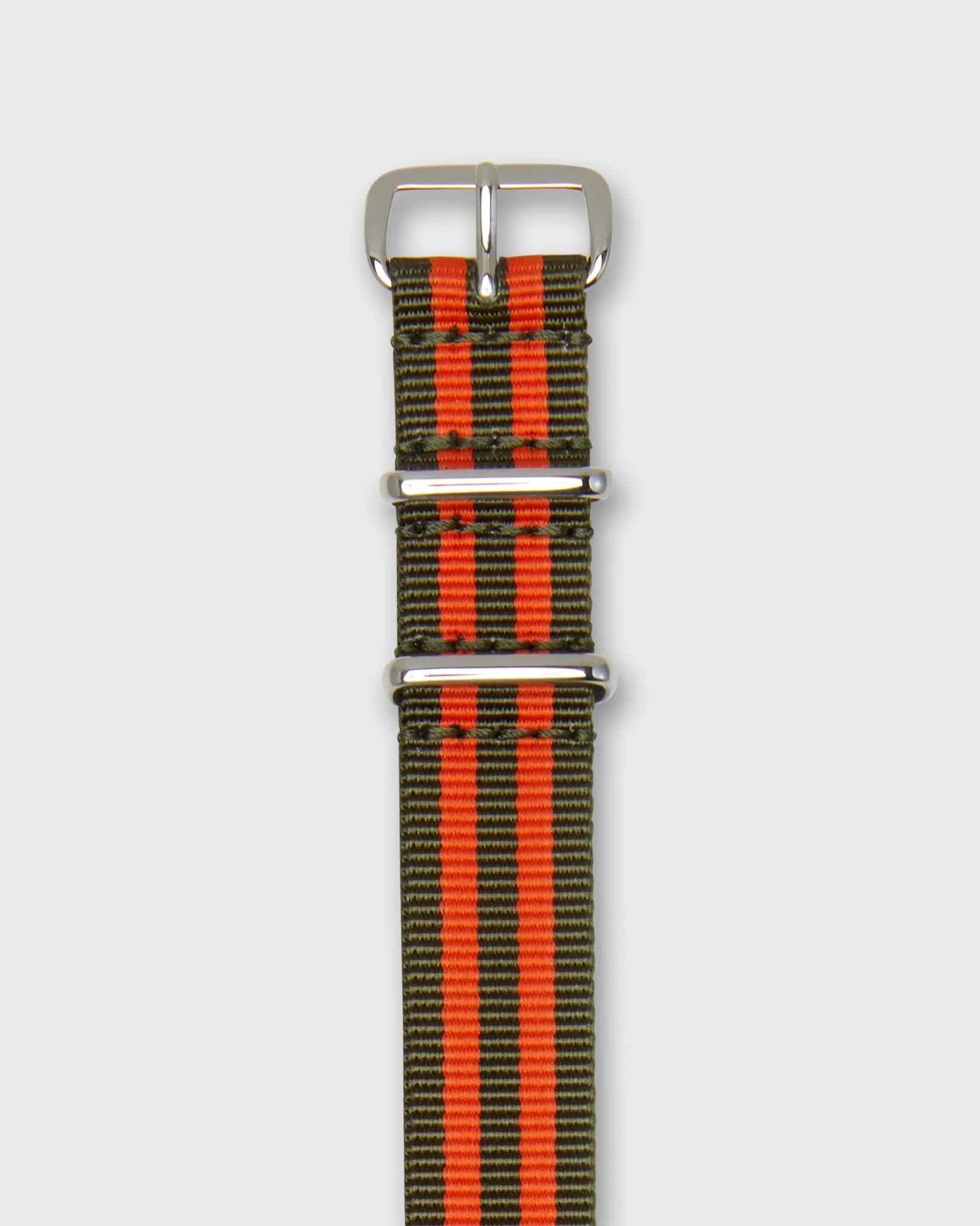 Nato Watch Strap in Olive/Orange Stripe sold by Mashburn product image thumbnail 2