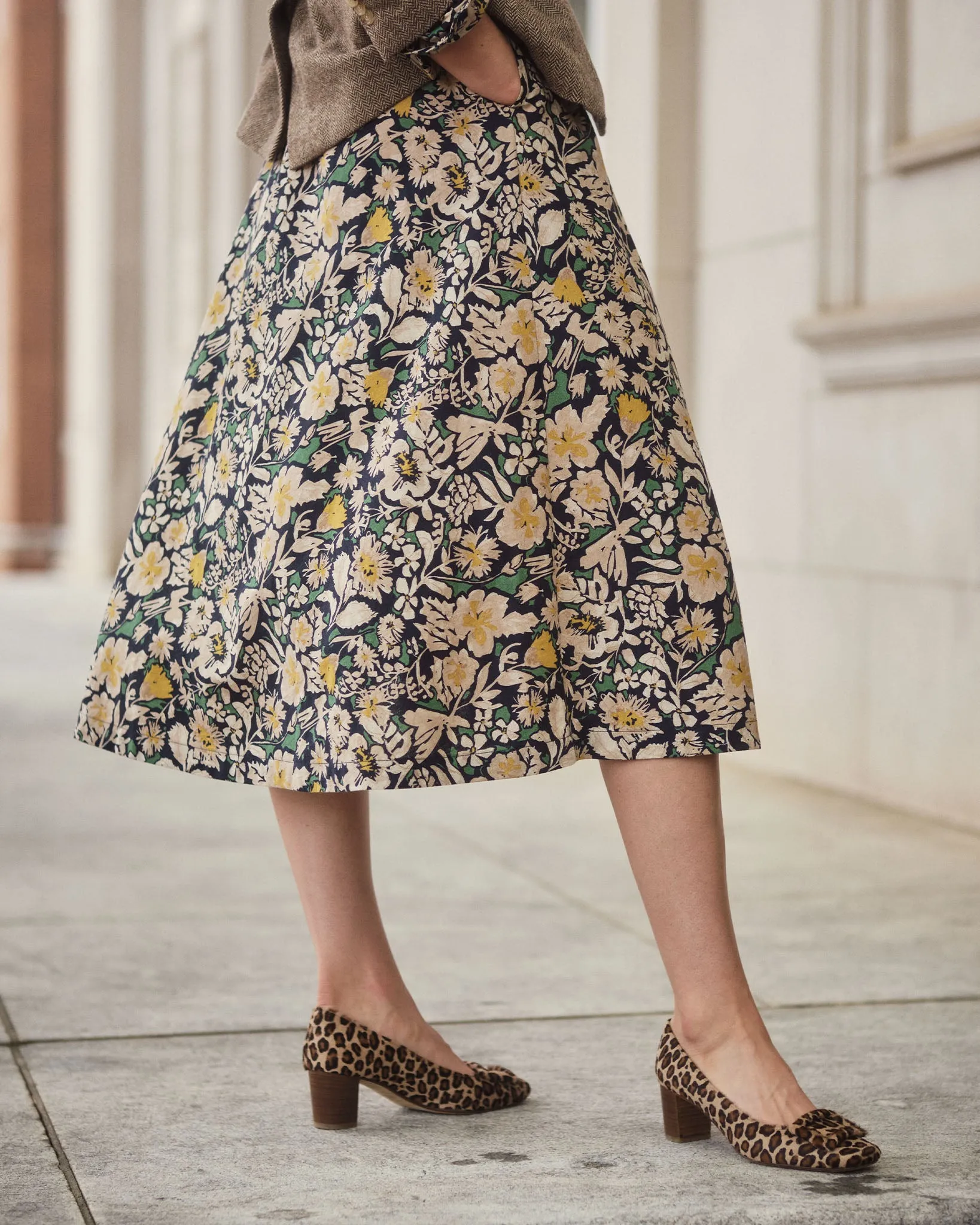 Buckle Heel in Leopard Calf Hair sold by Mashburn product image thumbnail 5