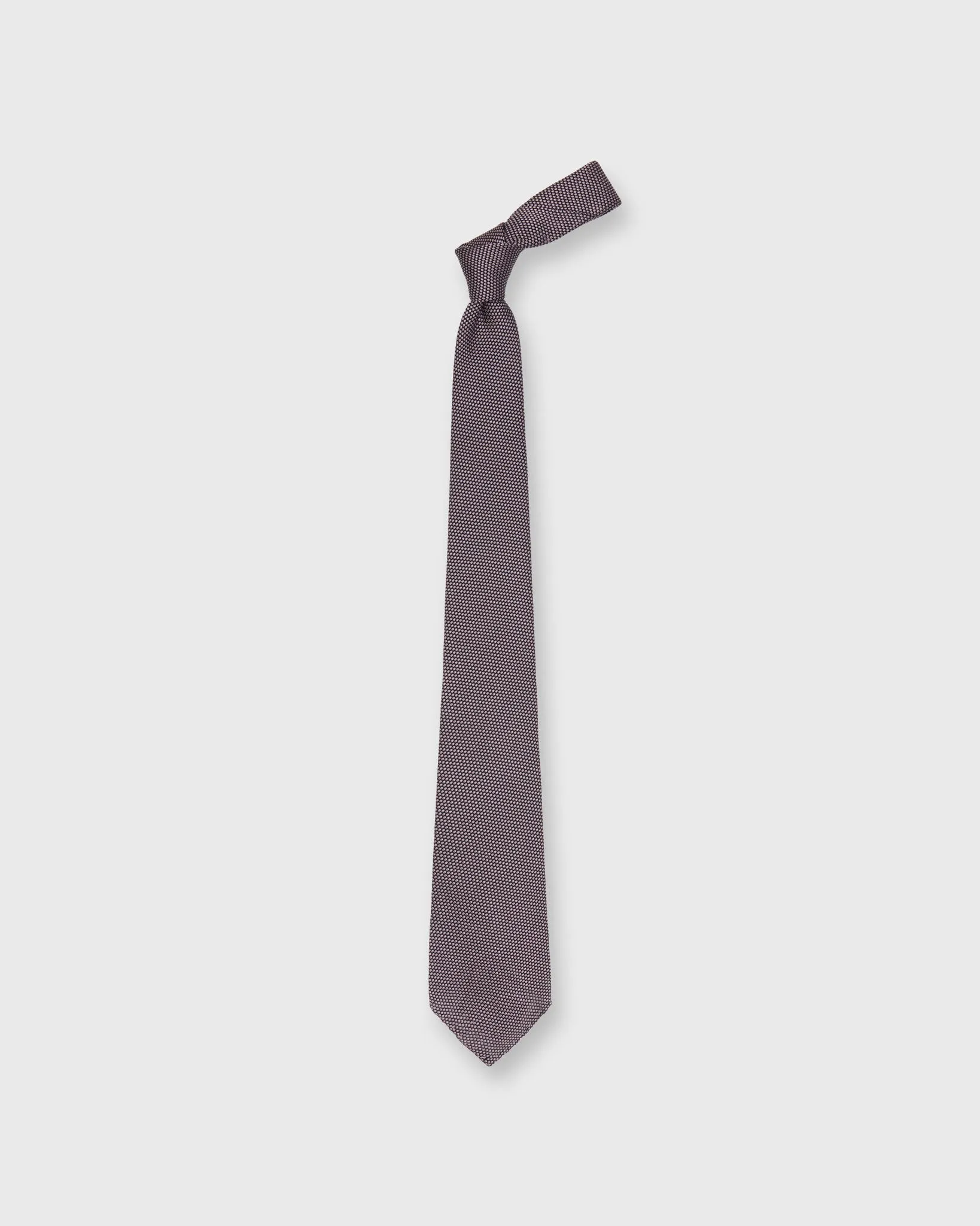Silk Fino Grenadine Tie in Peri/Navy sold by Mashburn product image thumbnail 3