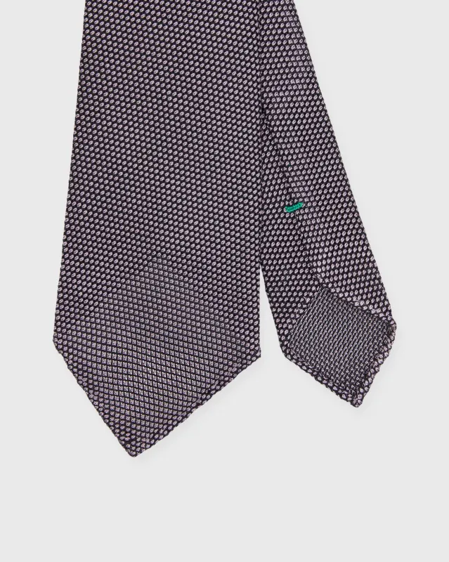 Silk Fino Grenadine Tie in Peri/Navy sold by Mashburn