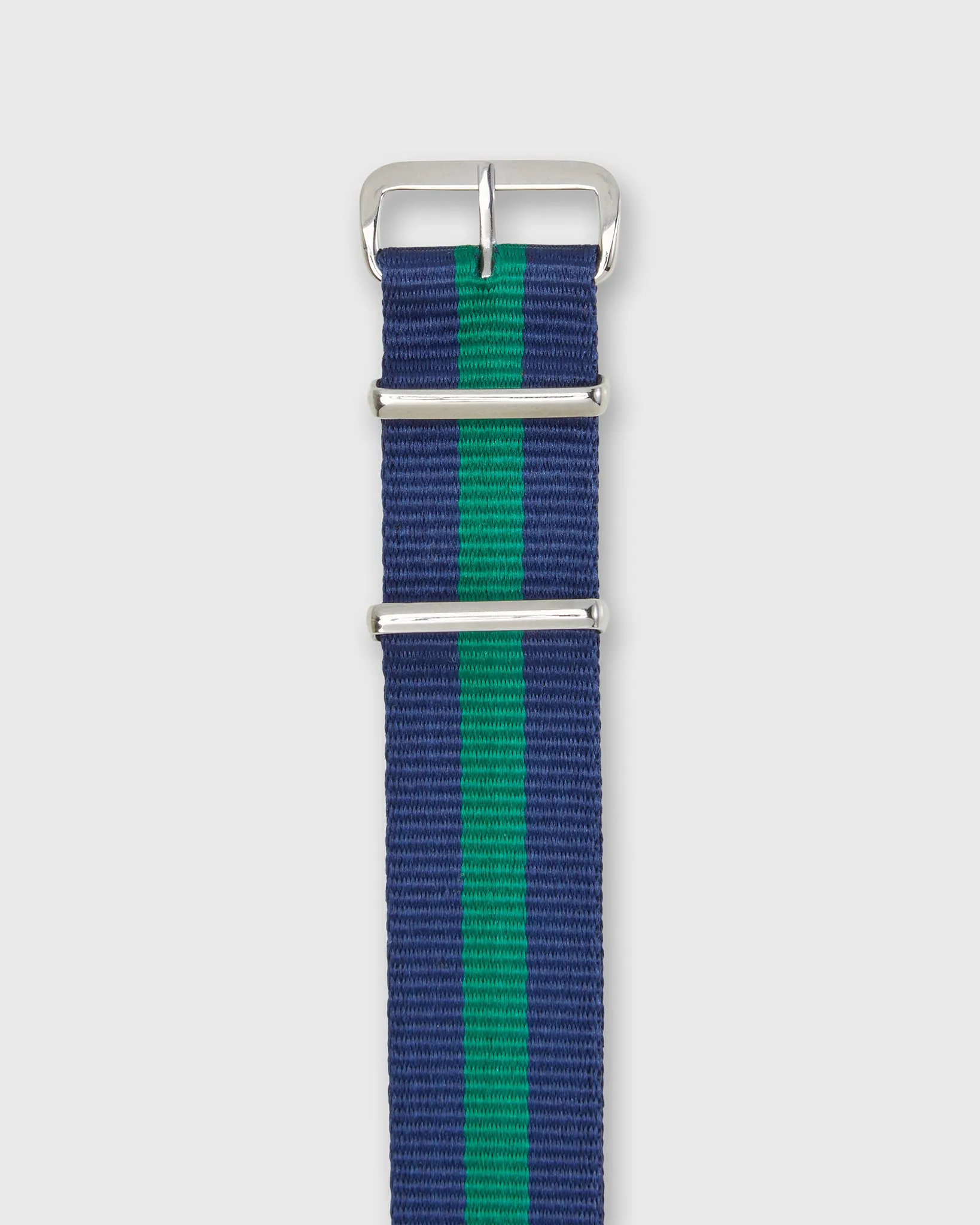 Nato Watch Strap in Navy/Green Stripe sold by Mashburn product image thumbnail 2