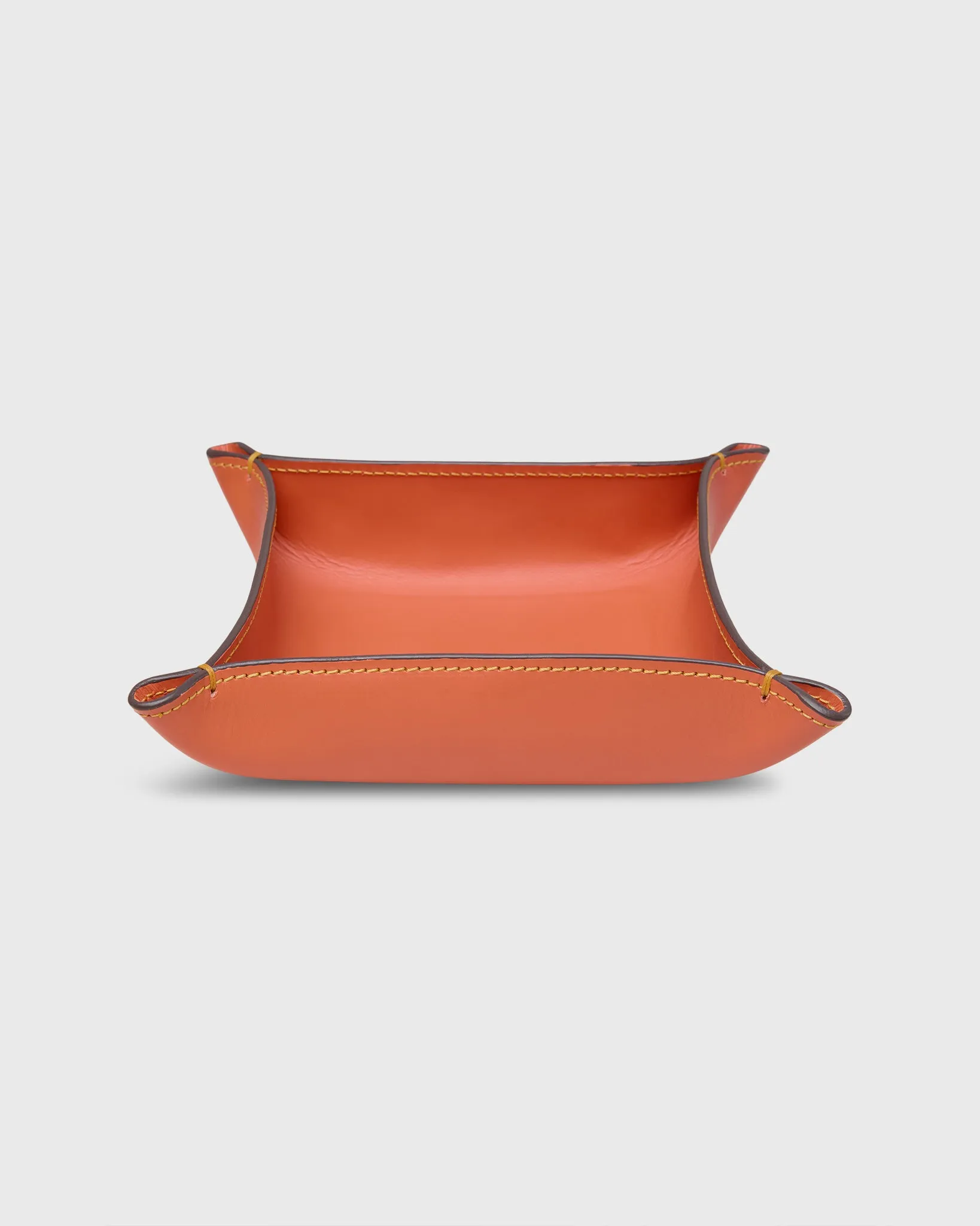 Medium Tray in Orange Leather sold by Mashburn product image thumbnail 3