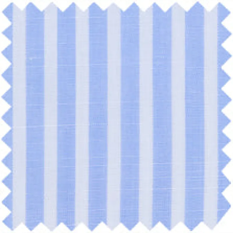 Made-to-Measure Shirt in Dutch Stripe Chambray sold by Mashburn