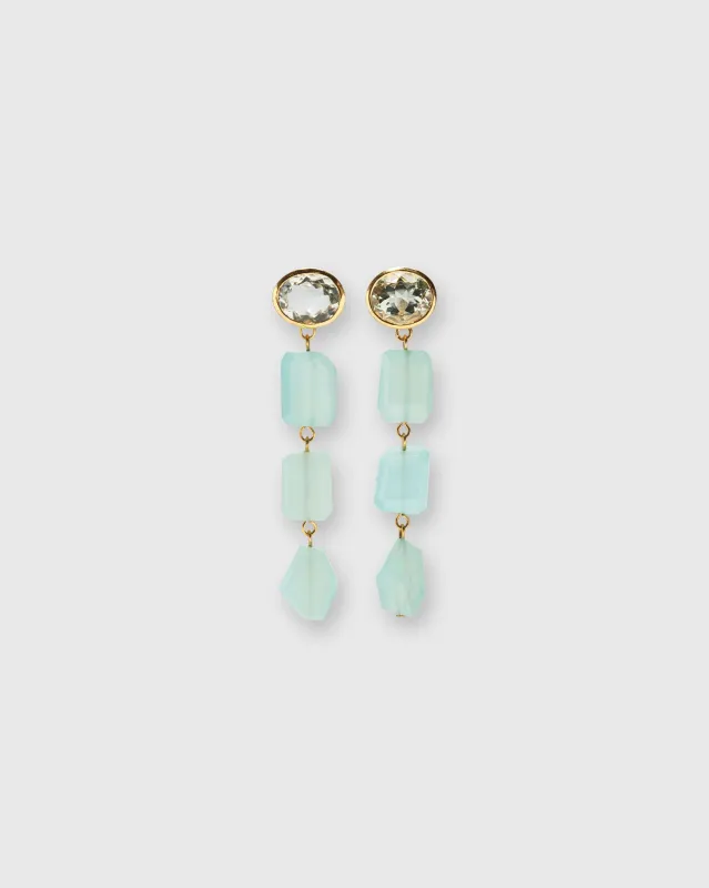 Sea Grass Earrings in Teal sold by Mashburn