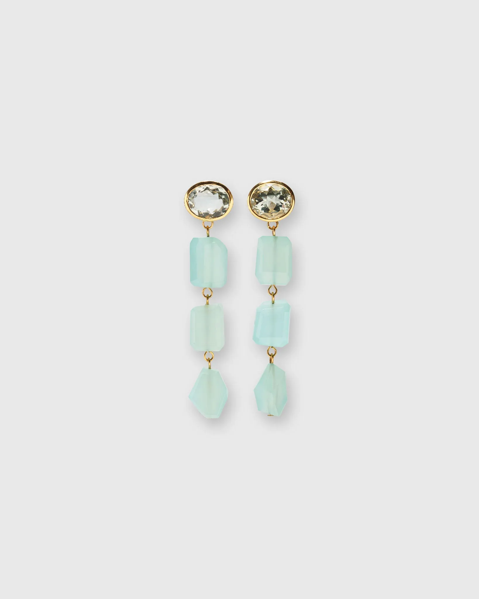 Sea Grass Earrings in Teal sold by Mashburn