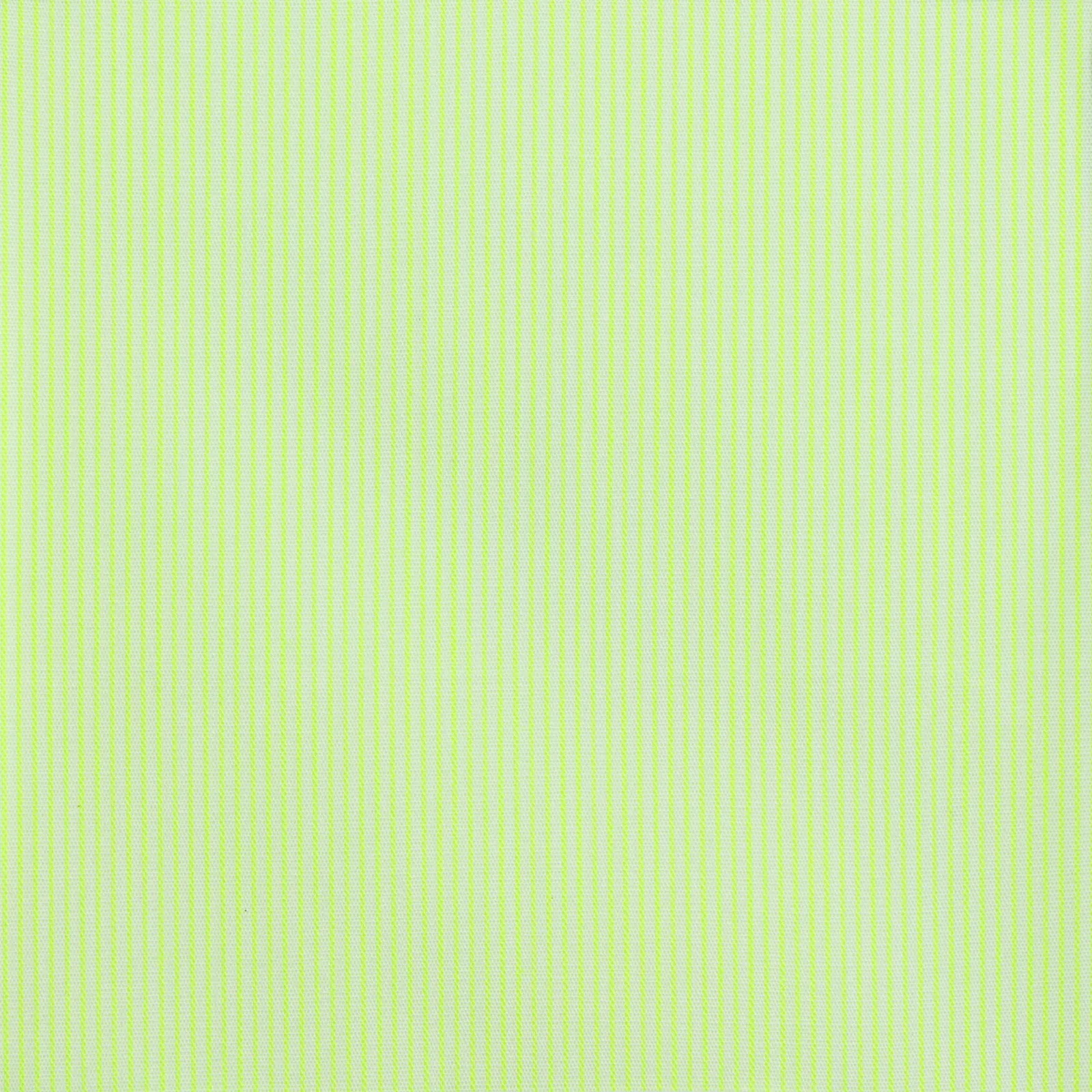 Made-to-Order Fabric in Fluo Yellow Hairline Stripe Poplin sold by Mashburn product image thumbnail 2