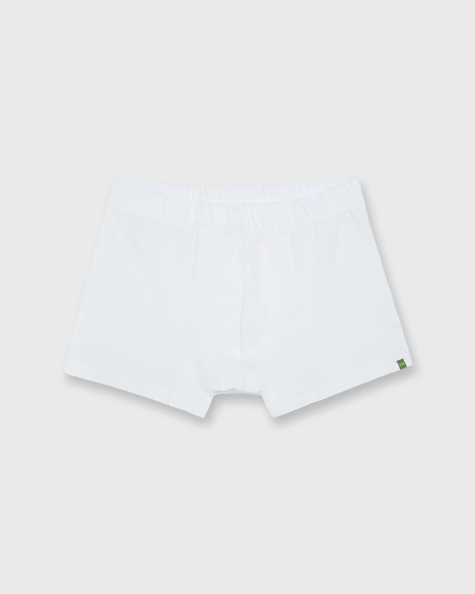 Boxer Brief (Pack of 2) in White Organic Stretch Cotton sold by Mashburn